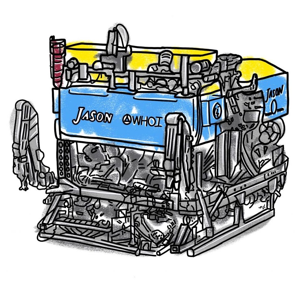 Drawing of ROV Jason from the trench blog